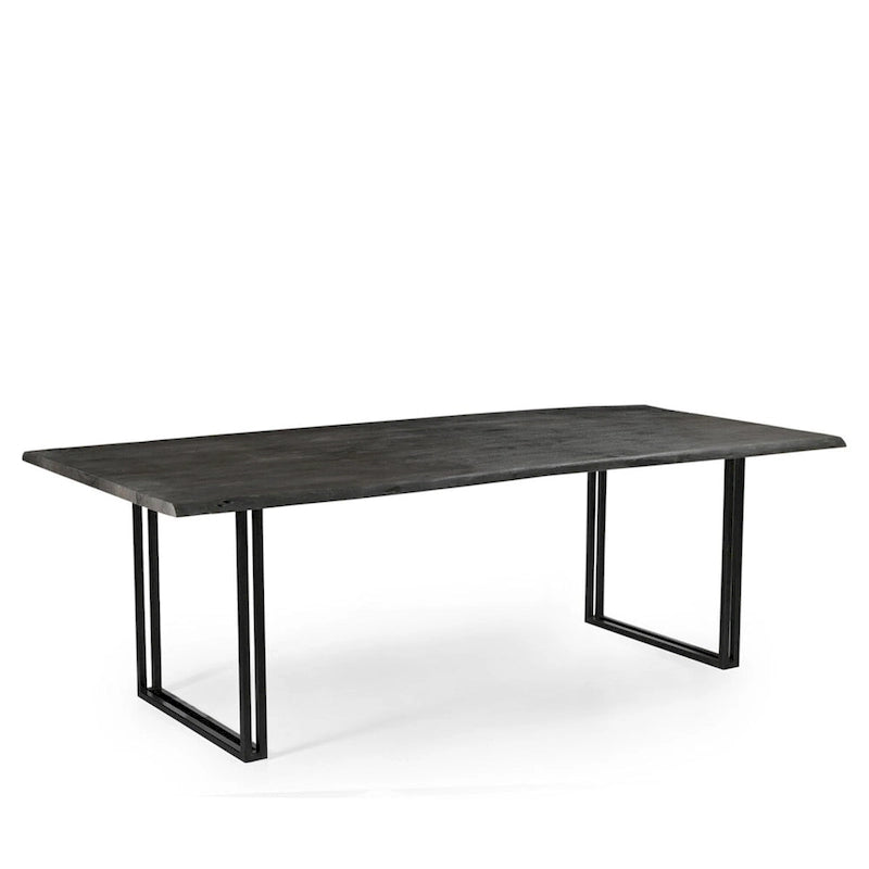 Solid Wood Dining Table - Gray