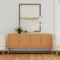 Rattan 4 Door 76 Sideboard